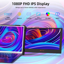 Load image into Gallery viewer, Triple Screen 14'' Laptop Screen Extender