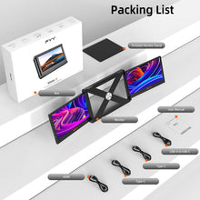 Load image into Gallery viewer, Triple Screen 14'' Laptop Screen Extender
